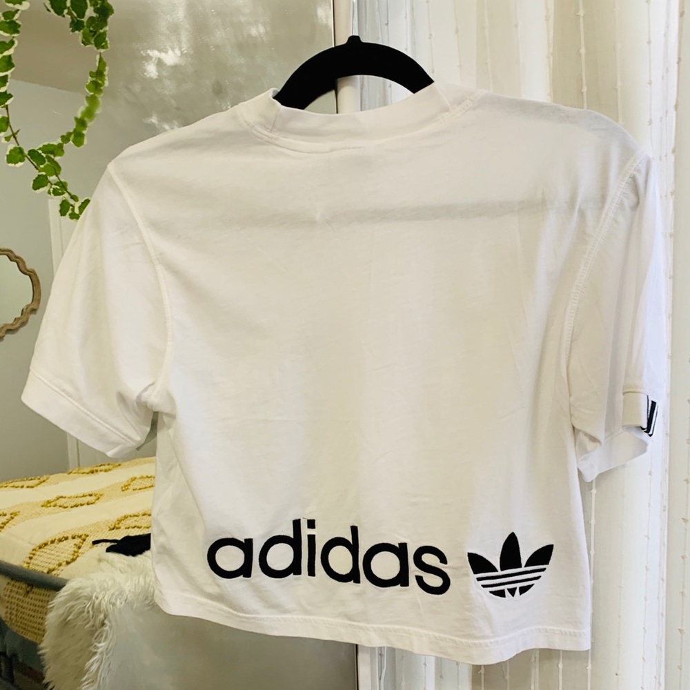 Cropped Drawstring Adidas Top - Picture 4 of 4